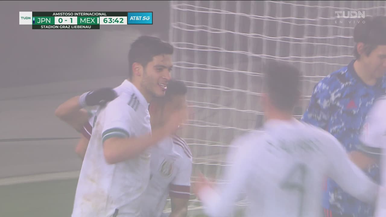 ¡Golazo! Raúl Jiménez abrió la cuenta para México