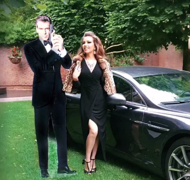 Muy en su papel, 'Thali' posó lista para la acción. Le fascinan los disfraces y todo lo que implique la transformación.