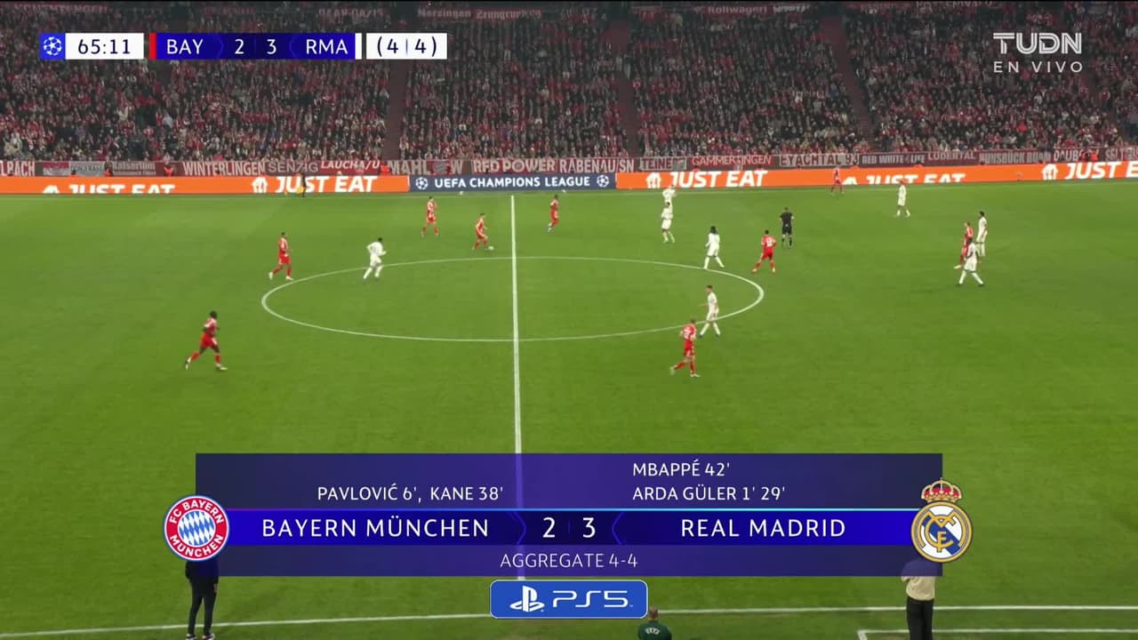 ¡TIRO ATAJADO! disparo por Federico Valverde.