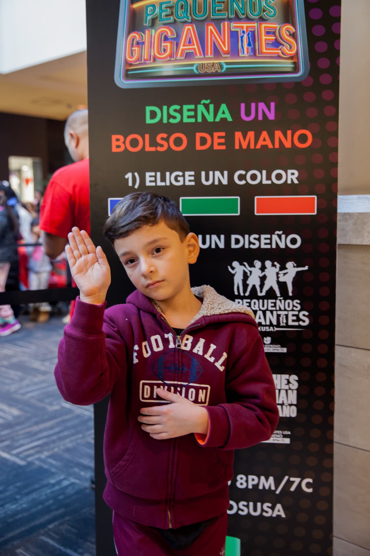 Este pequeño llegó dispuesto a divertirse.