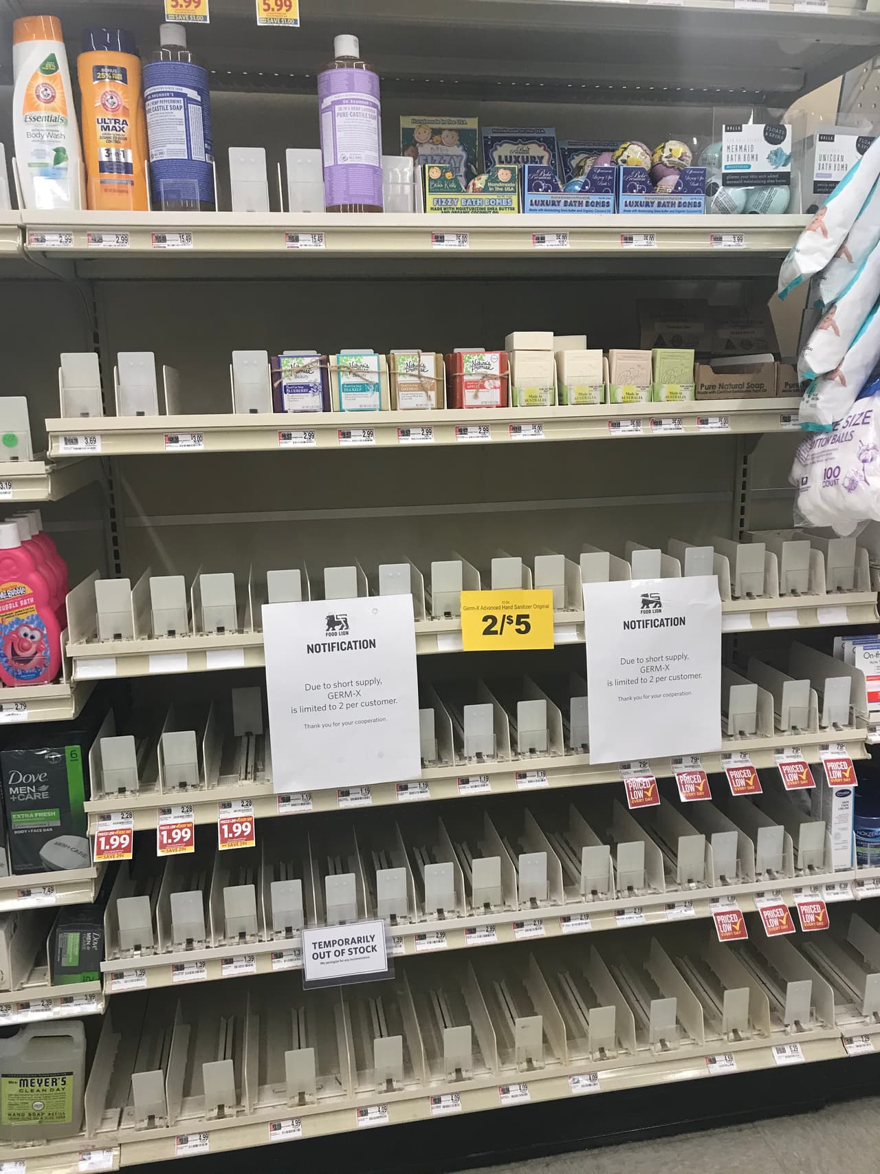 Food Lion, West End.