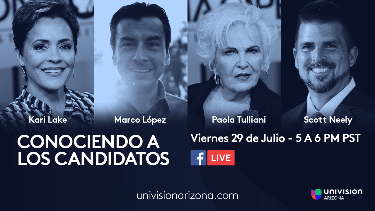 "Conociendo a los precandidatos", el programa especial de Univision Arizona rumbo a la contienda por la gobernación