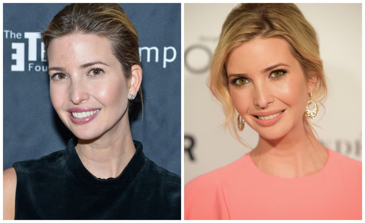 Polémica sobre si Ivanka Trump usa lentes de contacto verdes