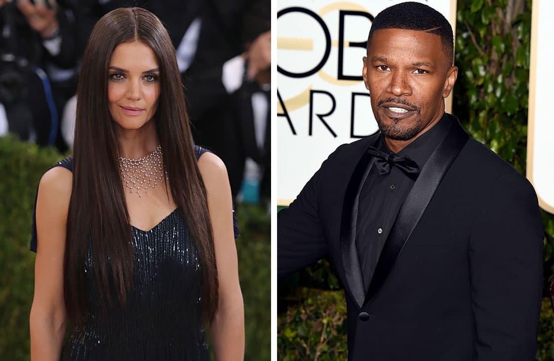 Confirman romance de Katie Holmes y Jamie Foxx