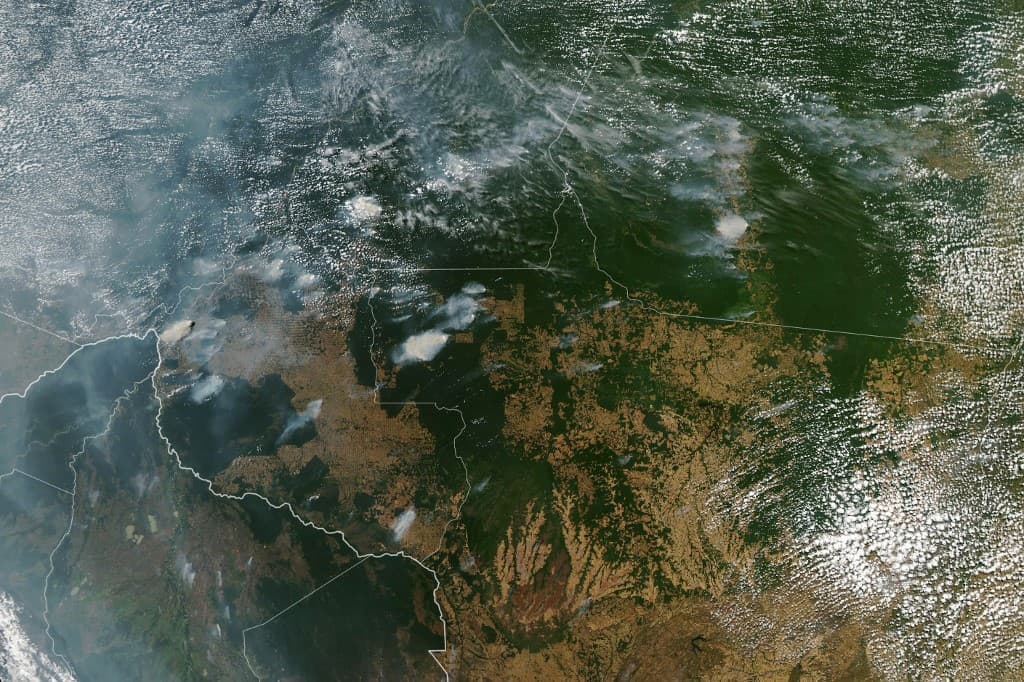 Los incendios forestales que padece Brasil no tienen precedentes desde que en 2013 comenzaron a monitorearse desde el espacio.
<br>