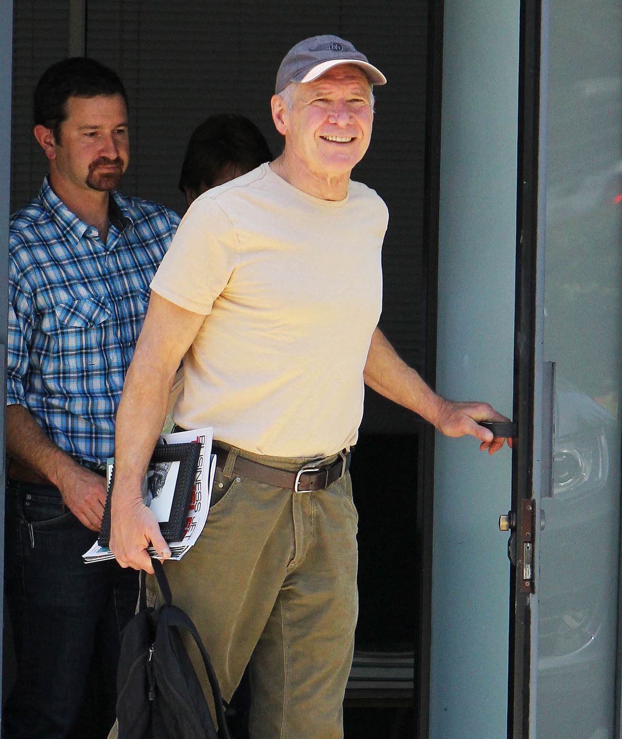 ¡Qué sonrisota, Harrison Ford!