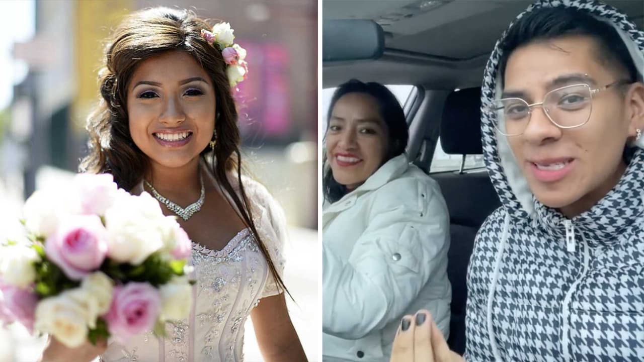 Madre e hijo se 'colaron' en una fiesta de XV años: comieron, bebieron ¡y nadie les dijo nada!