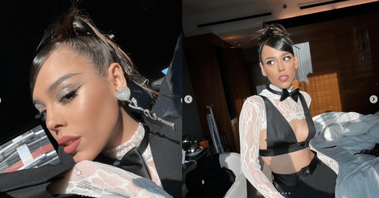 Así look rockero de Danna Paola en el festival Pa 'l Norte