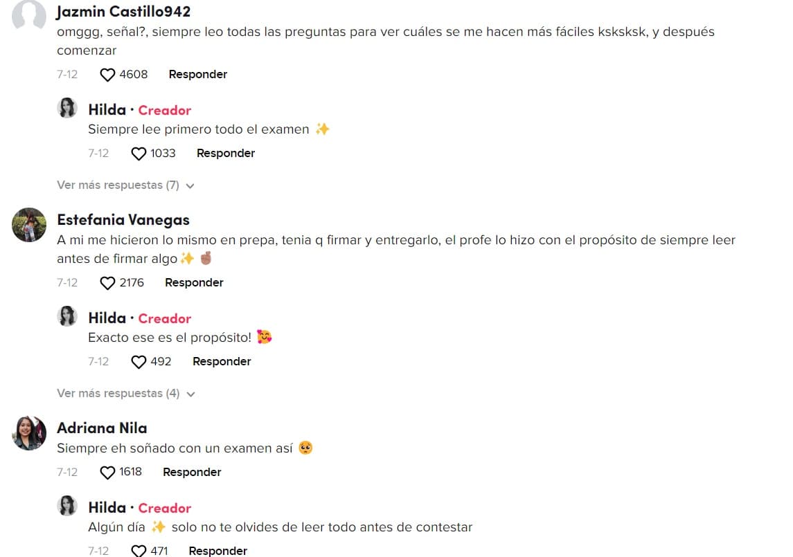 La maestra fascinó con la lección que le dio a sus alumnos