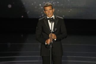 Antonio Banderas en los Premios Platino.
