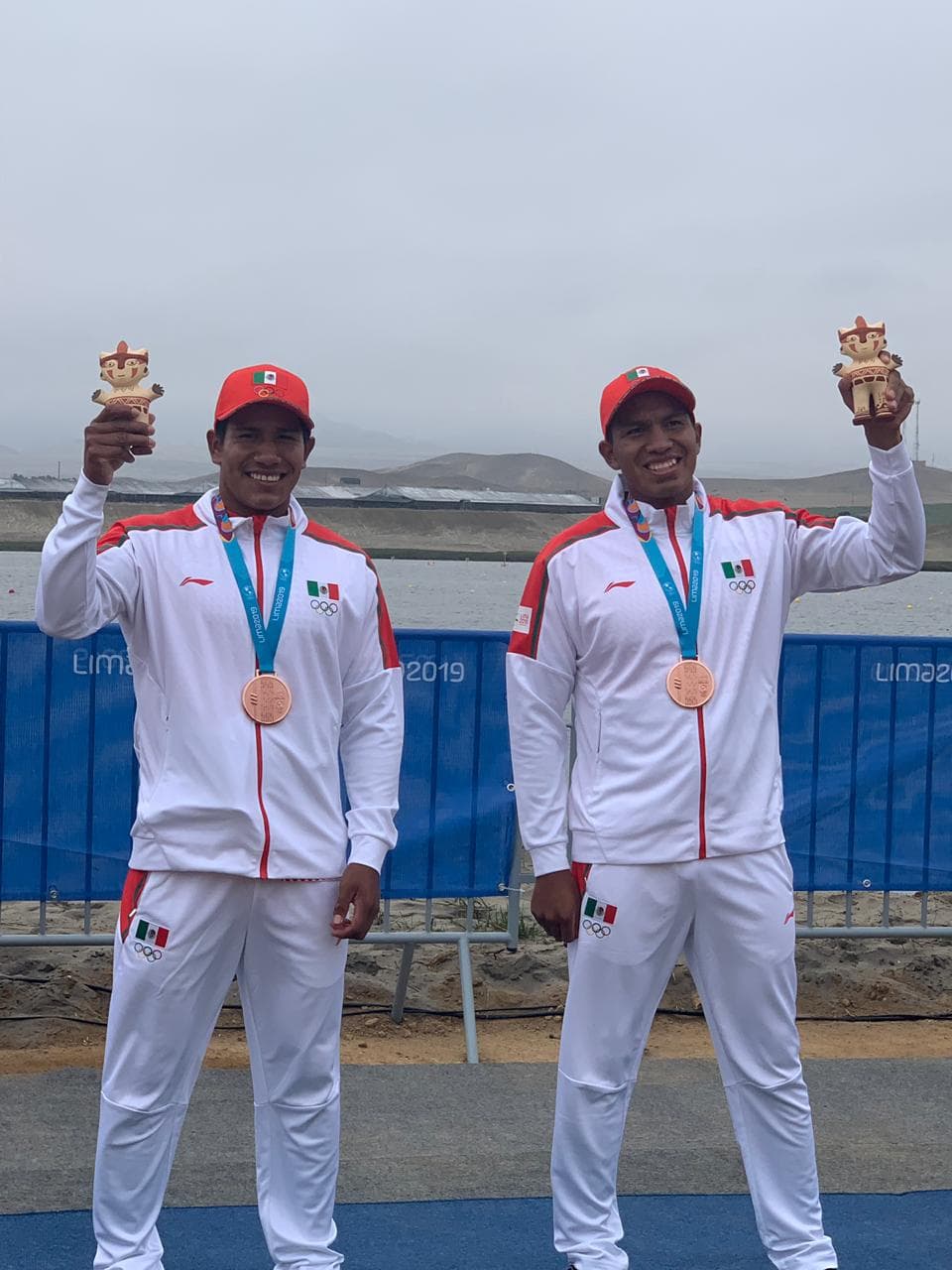 México se adjudica el bronce en canotaje (C2) de velocidad