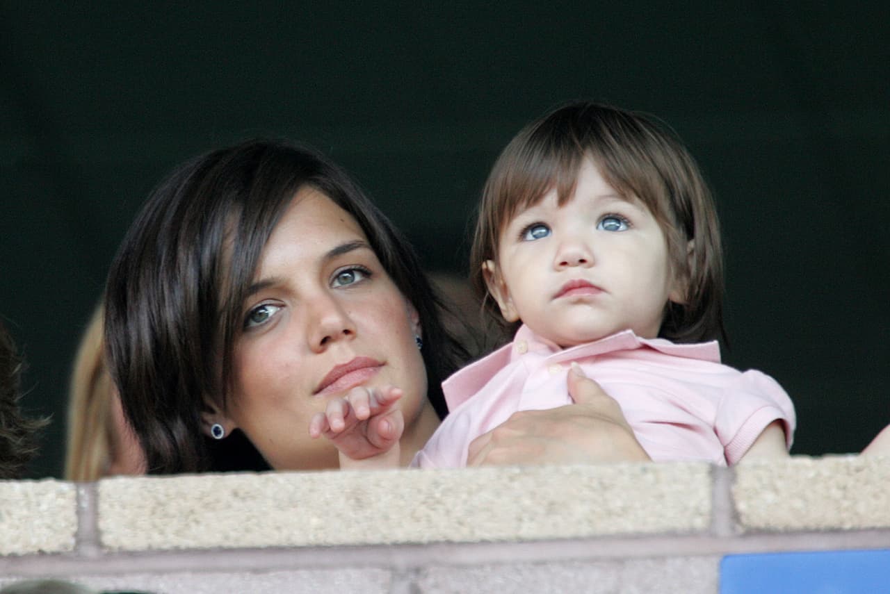 De pequeña, Suri Cruise guardaba un gran parecido con su madre, Katie Holmes.