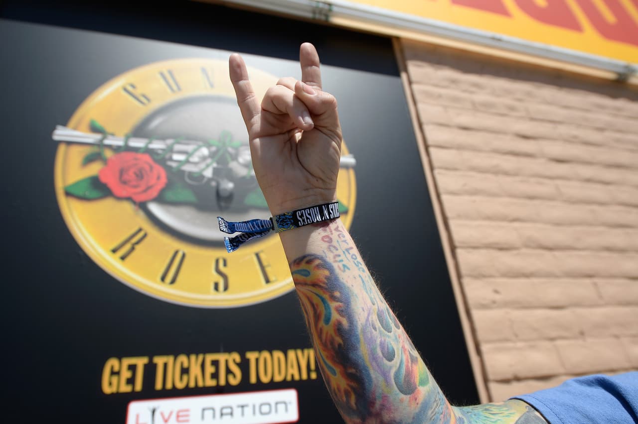 El siguiente concierto fue en Las Vegas.