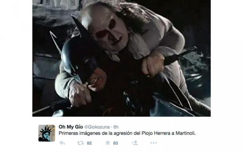 Como Batman y el Pingüino.