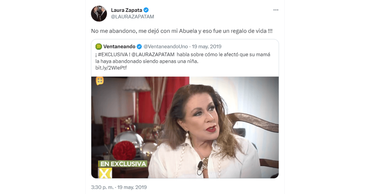 Laura Zapata cree que crecer con su abuela, Eva Mange, fue un regalo de vida