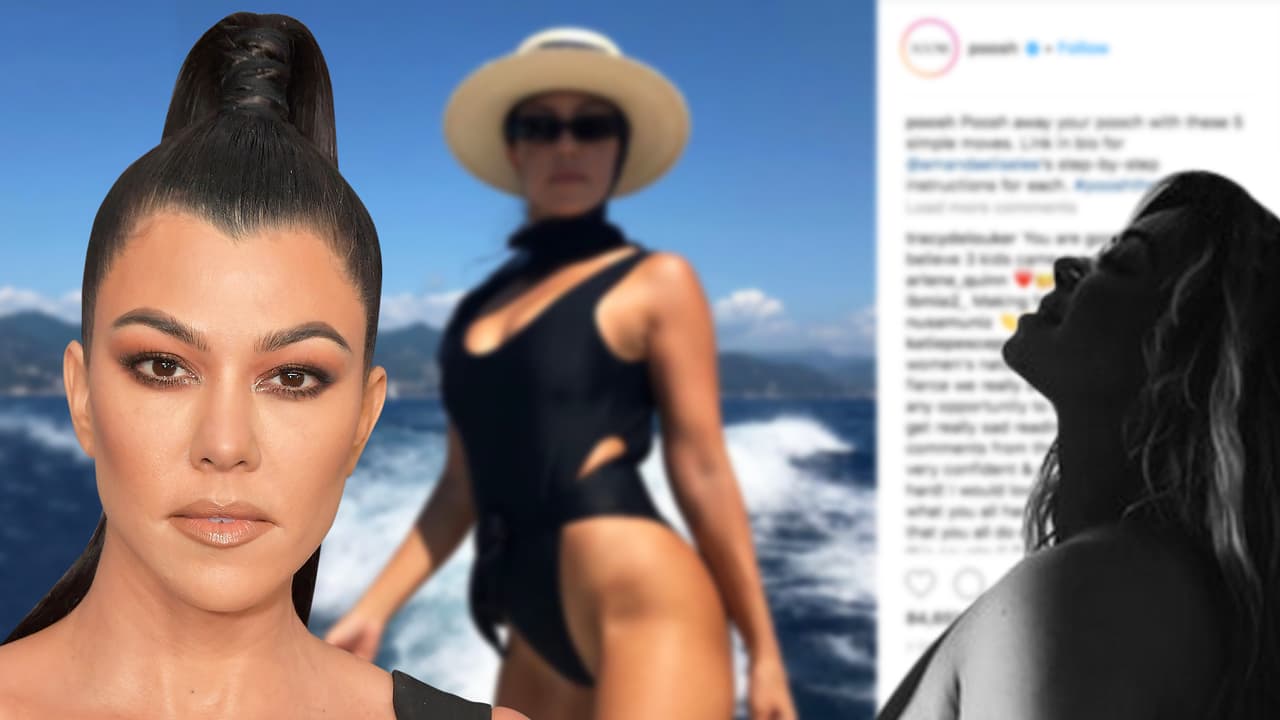 Kourtney Kardashian "ama" sus estrías y así las muestra sin tapujos (tal como lo hizo Chiquis Rivera)