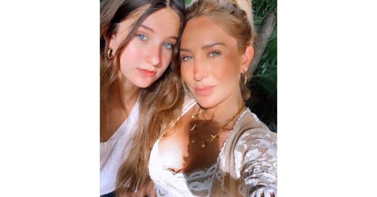 Geraldine Bazán y su hija Elissa