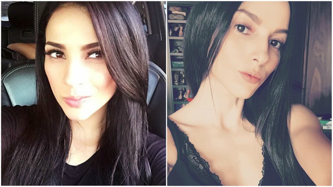 Las distintas fotografías que suben las artistas son prueba de su enorme parecido, con poses similares, maquillaje a tono y peinados que a ambas les van muy bien.