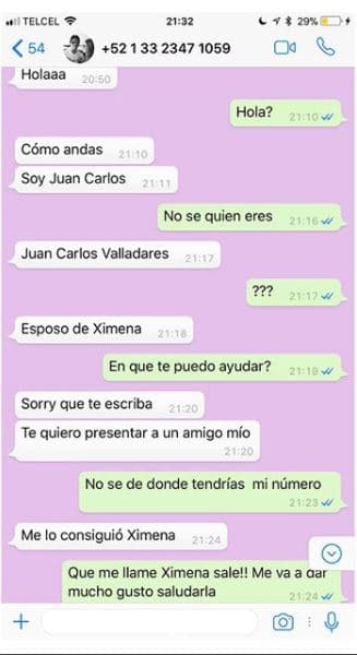 Este fin de semana la actriz Geraldine Bazán denunció, a través de su cuenta de Instagram, el acoso que sufre por parte de un desconocido, quien se hace pasar por el esposo de la ex Miss Universo, Ximena Navarrete.