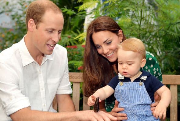 Kate, William y el principito visitaron el Museo de Historia Nacional de Londres.