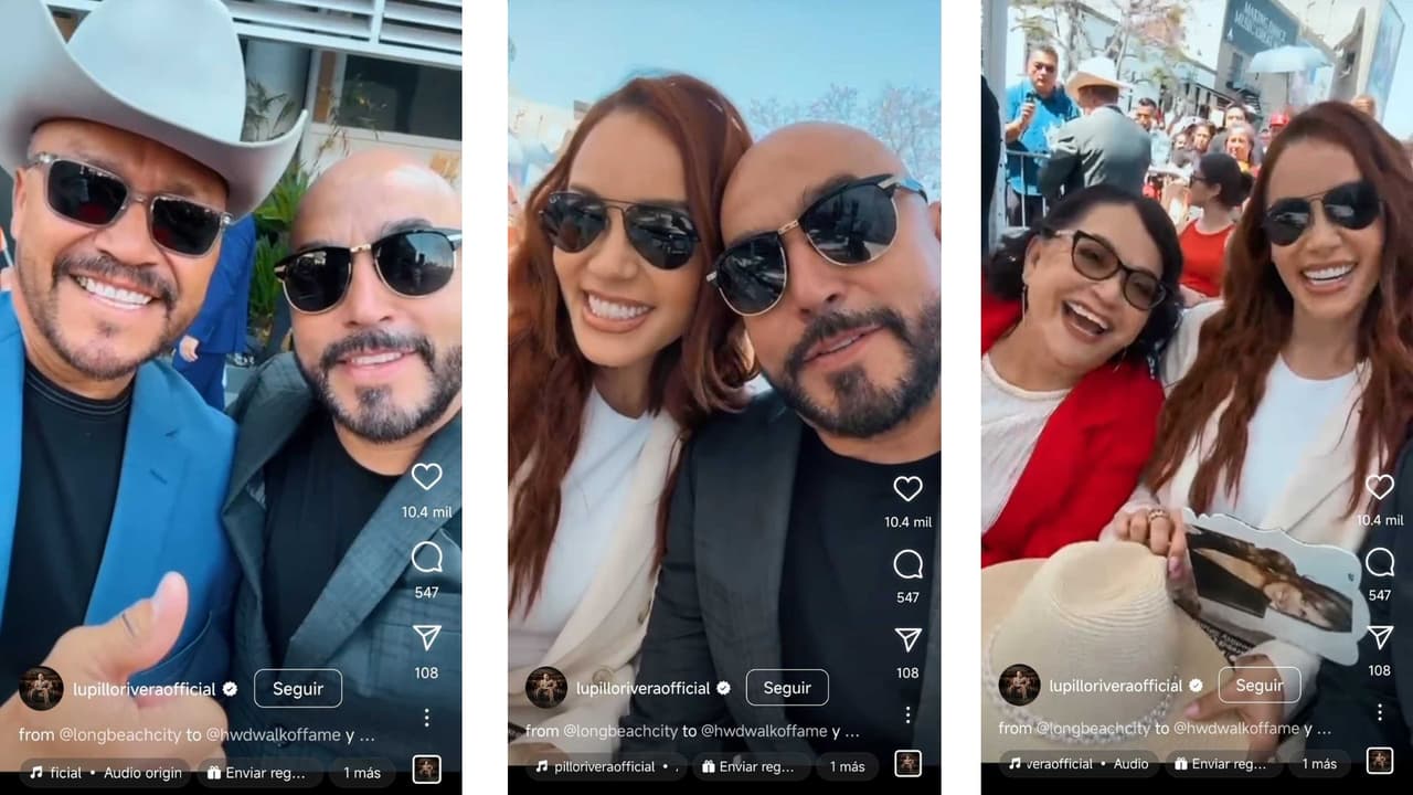 Lupillo Rivera presumió su reencuentro con sus hermanos.