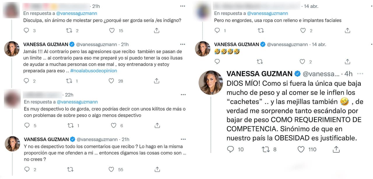 Vanessa Guzmán se defiende de sus detractores.