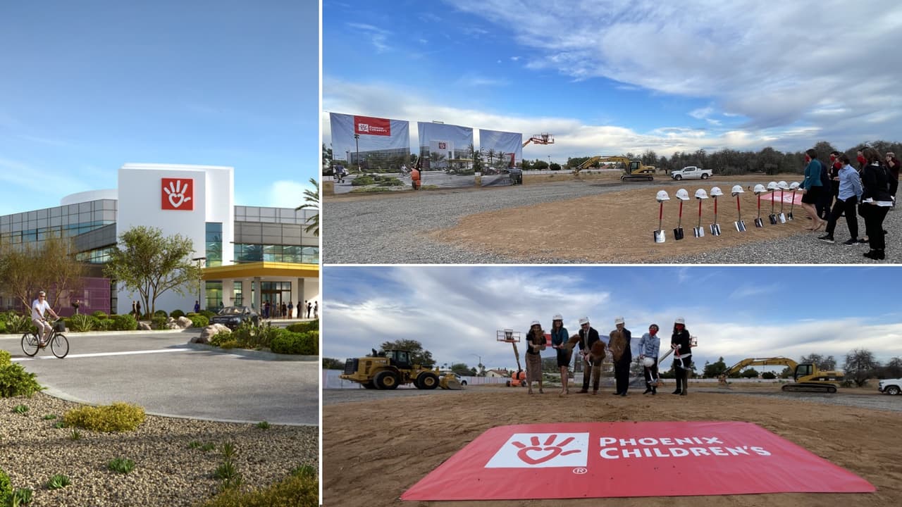 Hospital de Niños de Phoenix construye un nuevo campus en el oeste del Valle