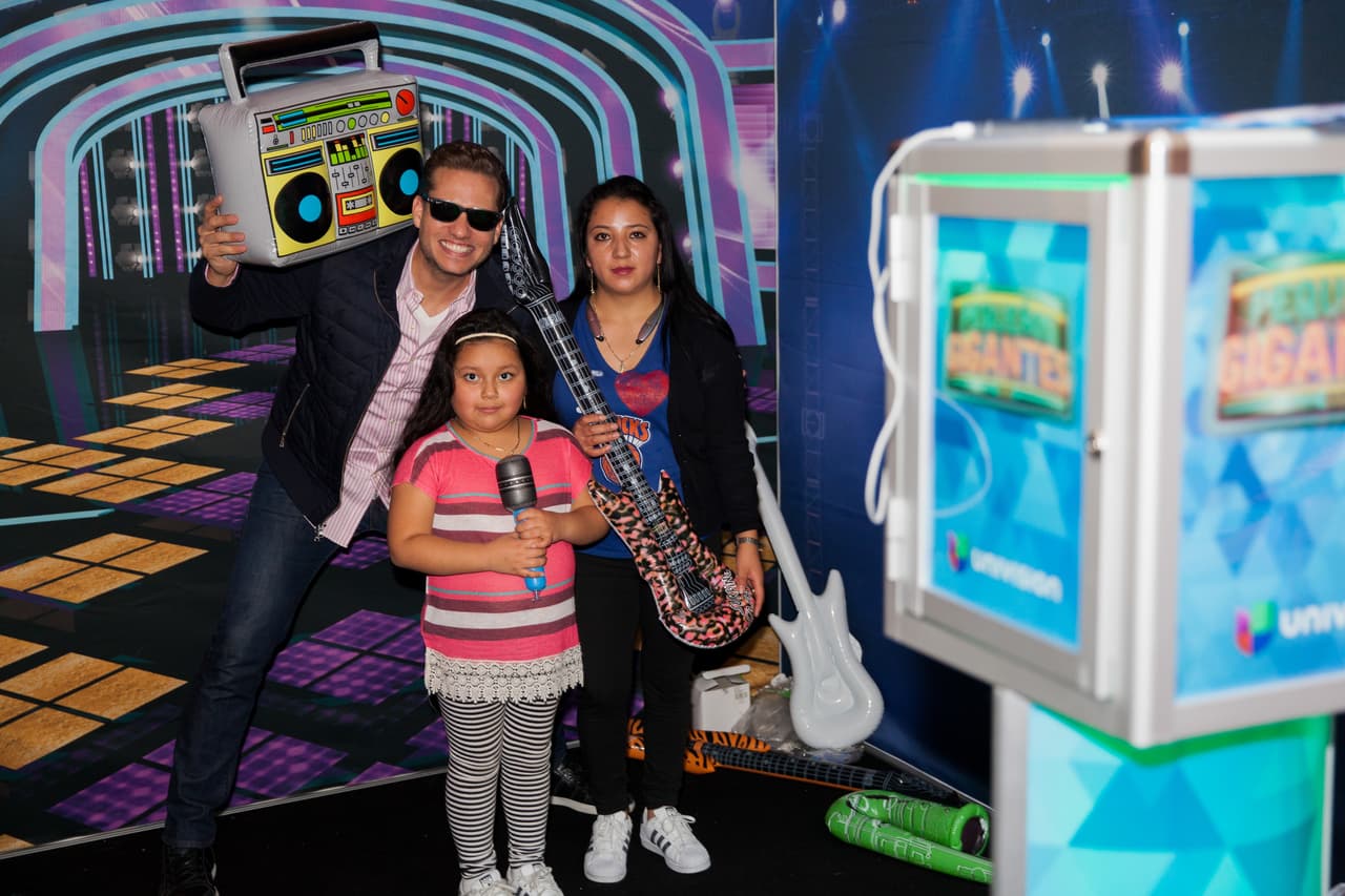 Los asistentes pudieron sentirse estrellas del show.