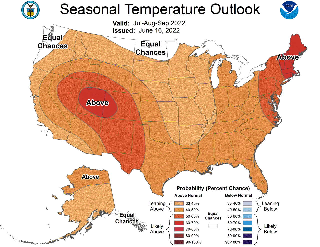 Pronóstico de temperaturas.