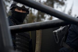 Fuerzas de seguridad en Tamaulipas.
