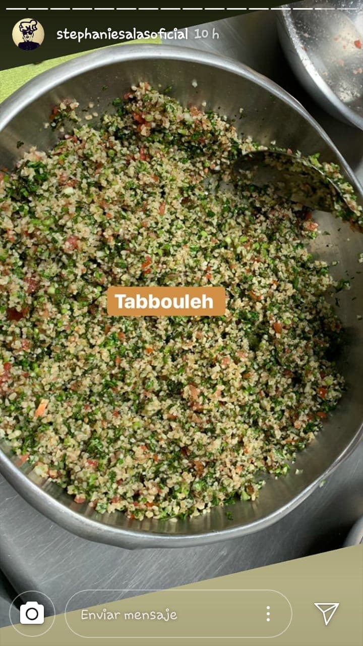 De esta manera, Stephanie publicó algunas de las preparaciones que realizó.