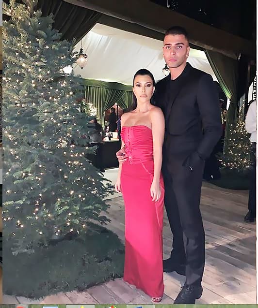 Fue la misma Kourtney quien publicó el viernes pasado una fotografía en Instagram, en donde
<b>Bendjima la abraza por la cintura</b>.