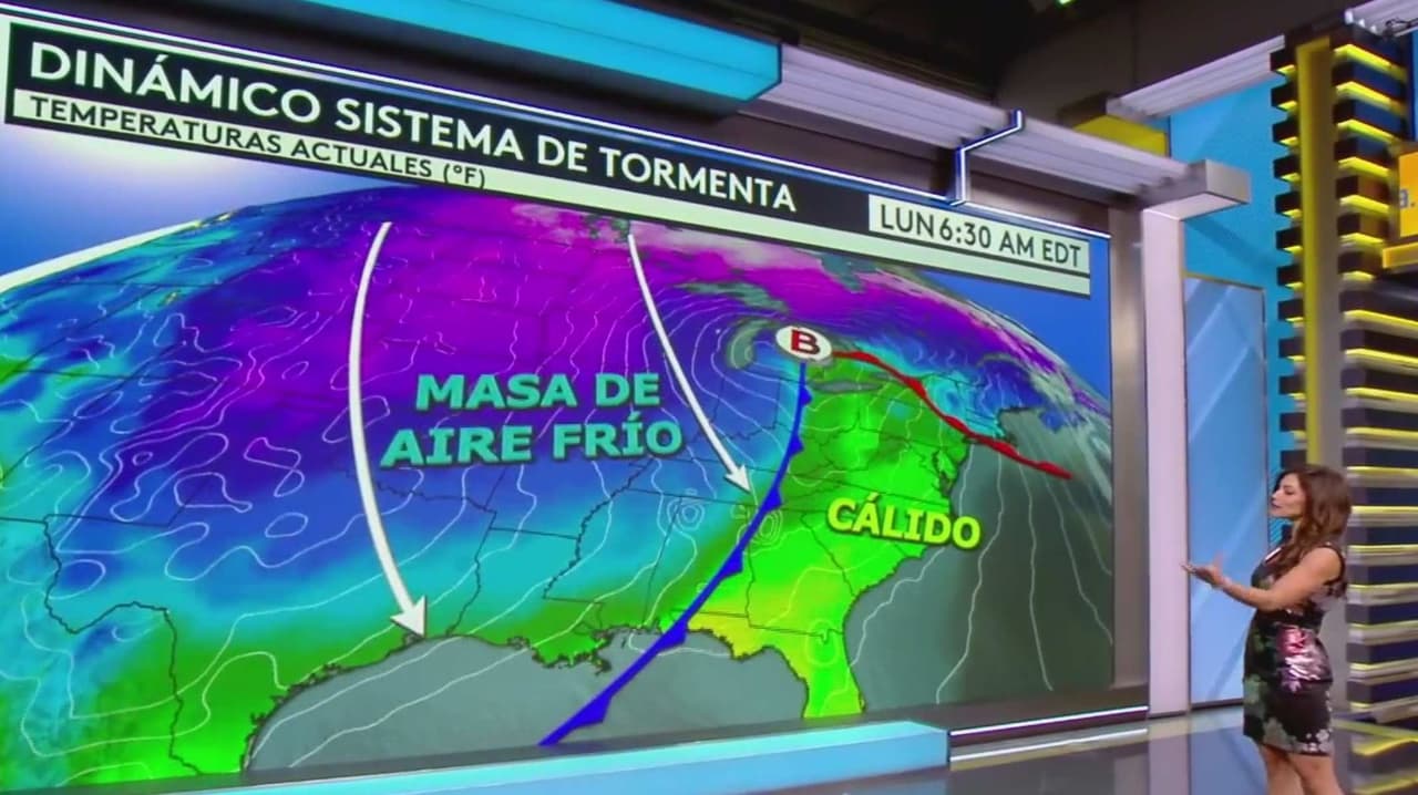 Clima hoy Estados Unidos lunes 16 de marzo 2026: nevadas y tiempo severo desde Florida hasta Nueva York