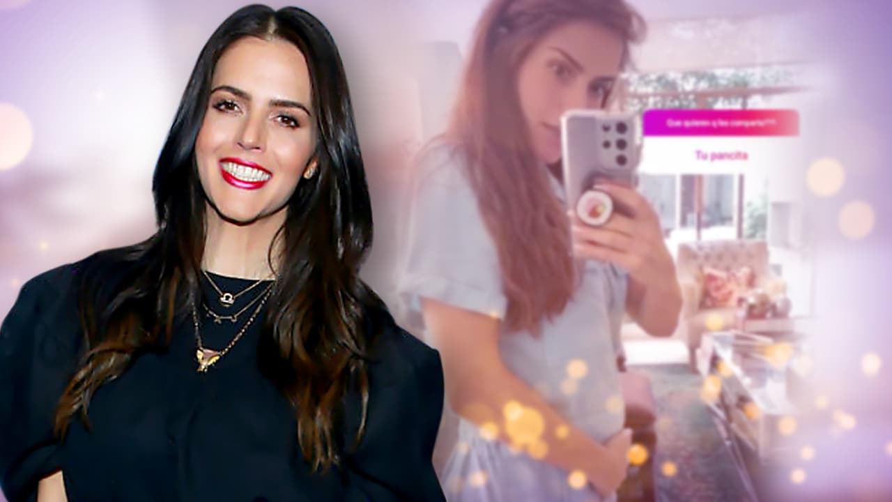 "Ahí están": Claudia Álvarez presume su pancita de embarazada de mellizos (y se imagina hasta dónde crecerá)