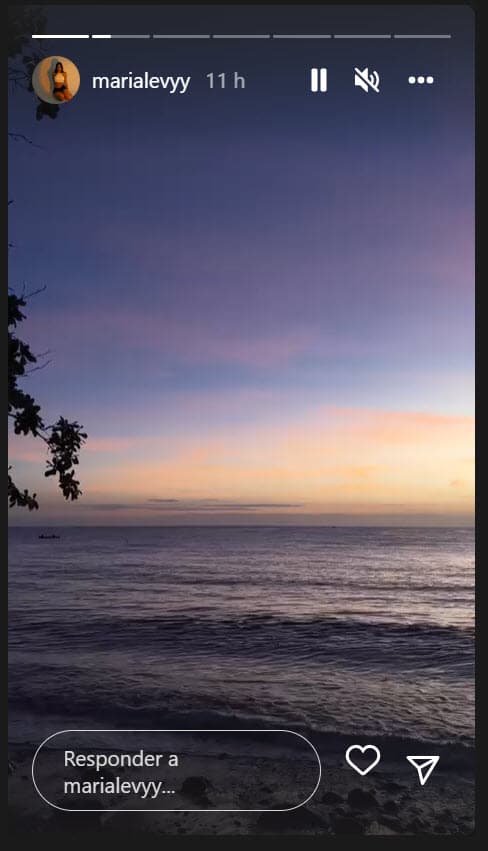 Por ejemplo, este miércoles 6 capturó con su lente la quietud de una de las playas en las que estuvo.
<br>