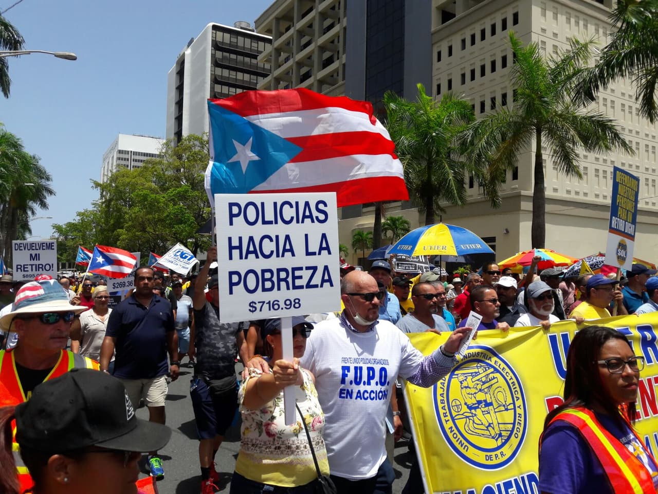 Miles marcharon por San Juan contra las medidas de austeridad de la JSF y del Gobierno