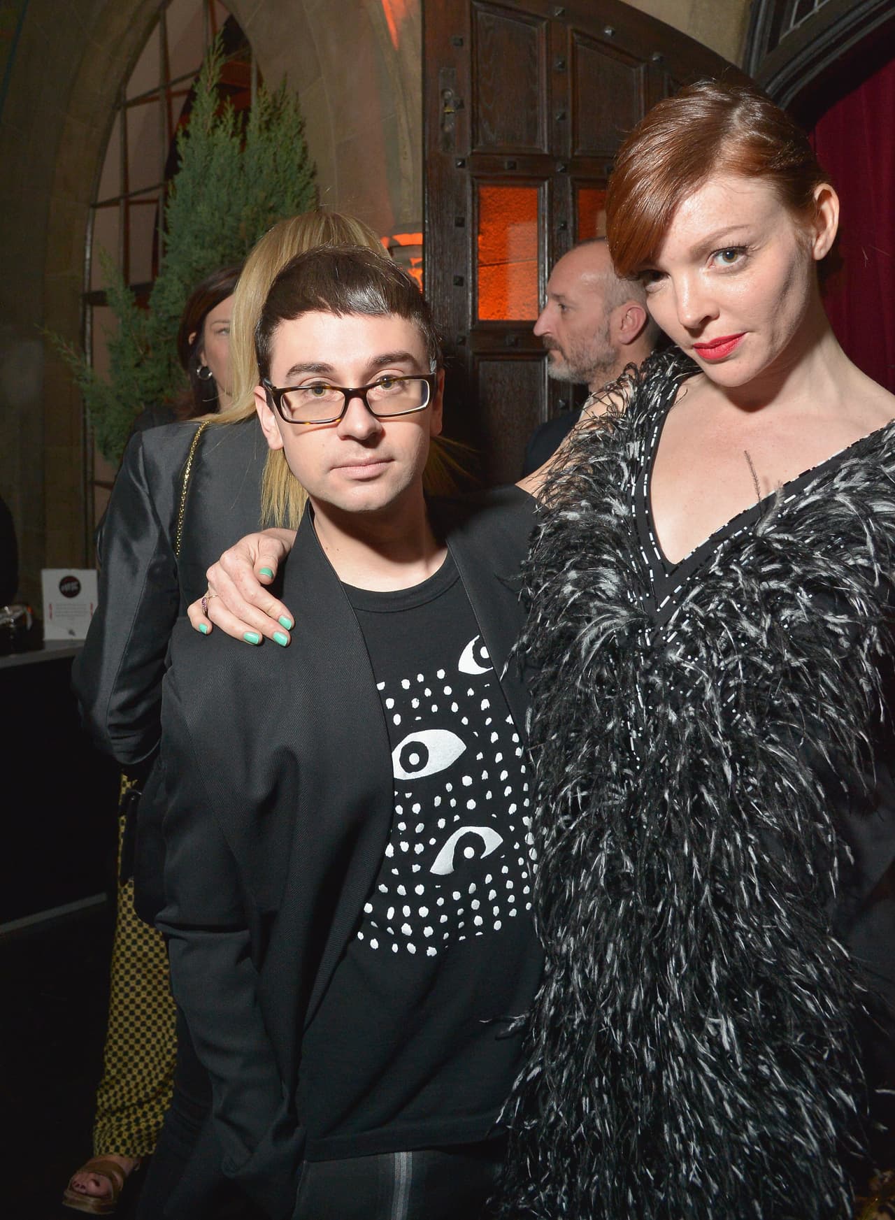 Christian Siriano y Nicole LaLiberte