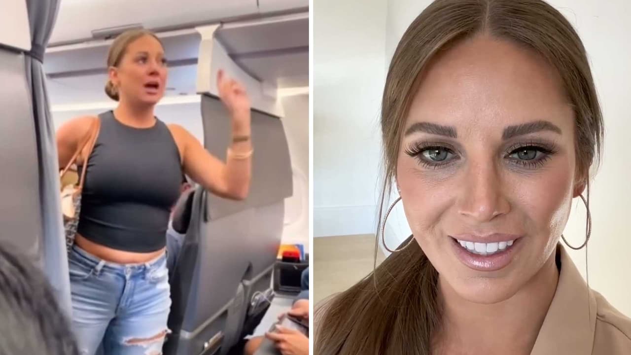 Reaparece mujer que se bajó de un avión porque un pasajero "no era real": dijo qué ocurrió