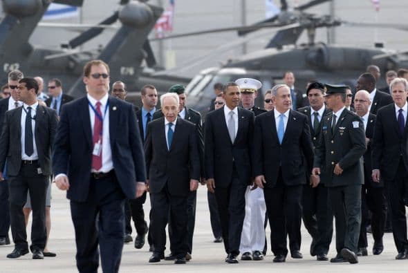 Su avión Air Force One despegará en la próxima hora del aeropuerto Ben Gurión, próximo a Tel Aviv, después de que por el mal tiempo se haya cancelado la ceremonia de despedida que había organizado el Gobierno israelí. (Con información de Efe).