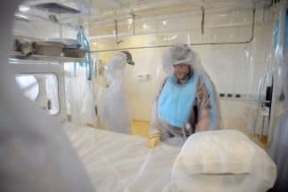 El paciente había sido ingresado en la clínica especializada de los NIH en el suburbio de Washington.