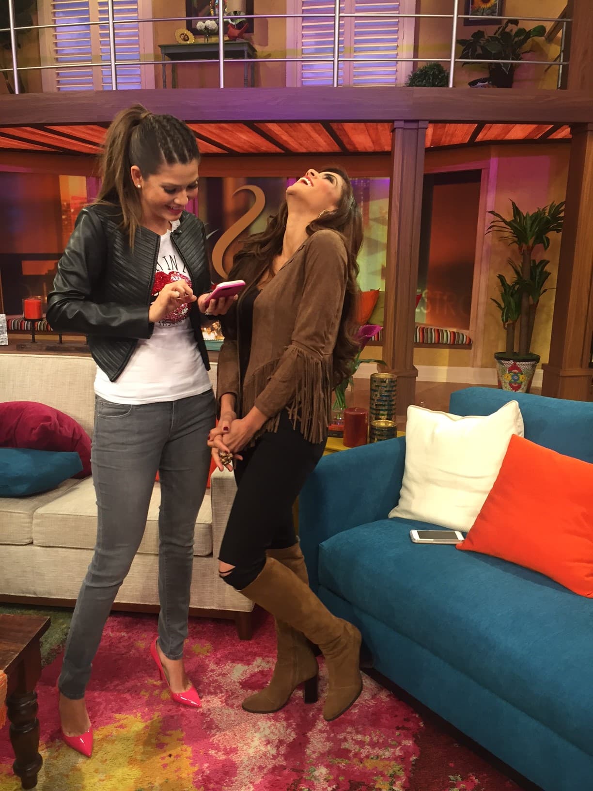 ¡No podían parar de reír al recordar algunos momentos!