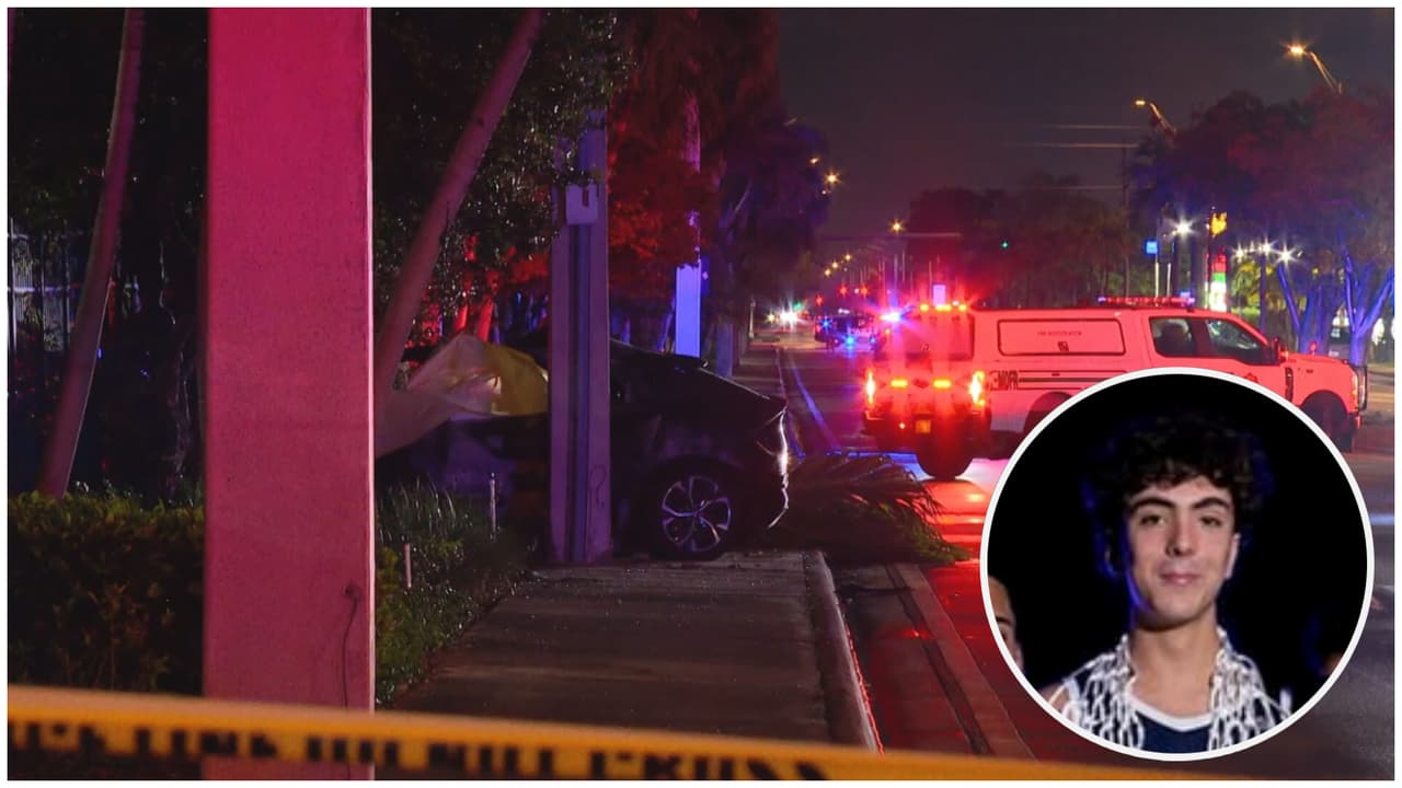 Identifican a adolescentes de 16 y 17 años que murieron en accidente de tráfico en Doral