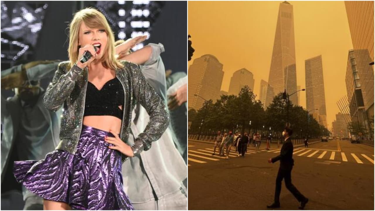 Taylor Swift y "calidad del aire", lo más buscado en Nueva York desde Google en 2023