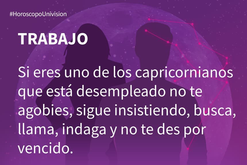 Capricornio 1 de mayo 2019