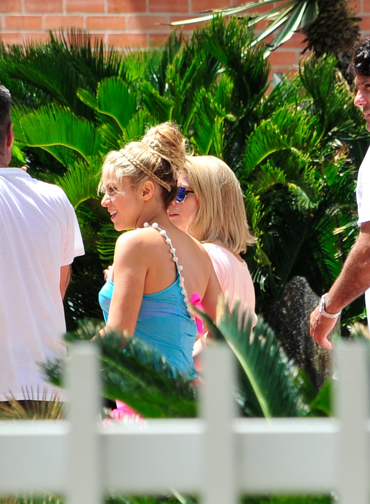 La cantante se mostró muy dispuesta a todas las indicaciones.