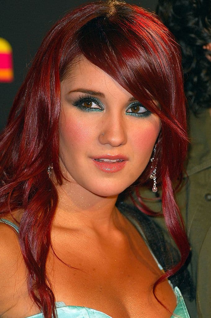 Cómo olvidar la etapa de pelirroja que tuvo de 
<b>Dulce María</b> en su juventud, ya que ese tono tan intenso le ayudó a proyectar la rebeldía de su personaje, Roberta, en la telenovela juvenil 'Rebelde' (2004).