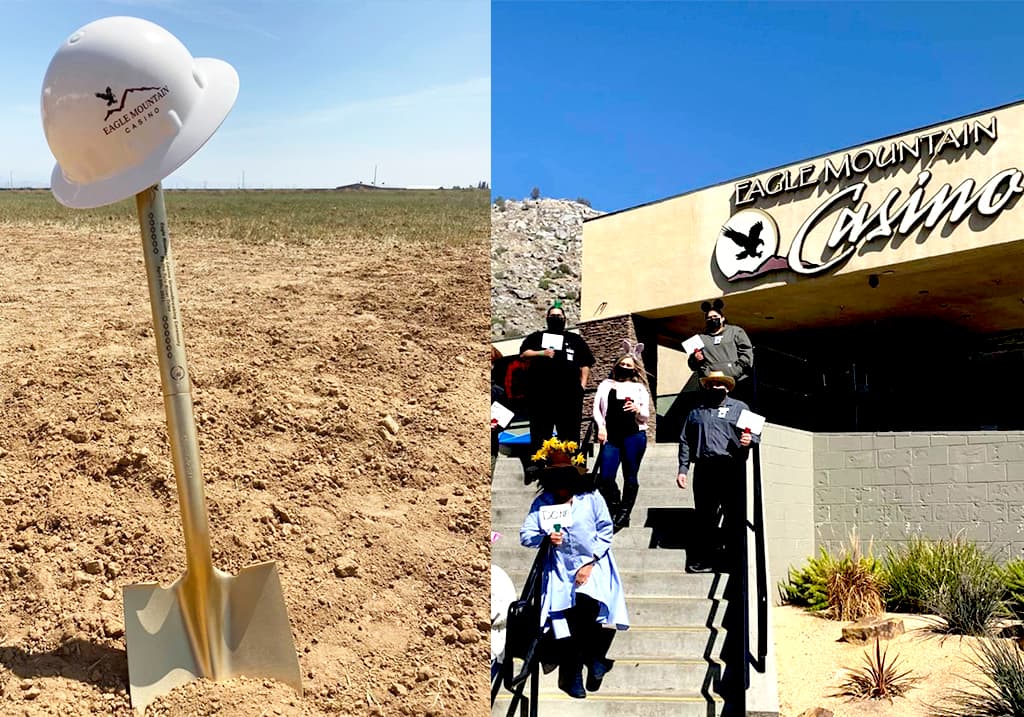 Inician las obras del nuevo casino Eagle Mountain en el condado de Tulare
