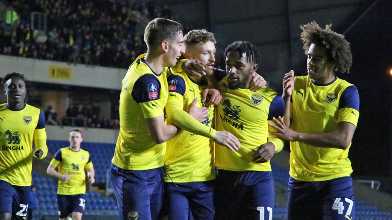 Oxford United 4-1 Hartlepool United.