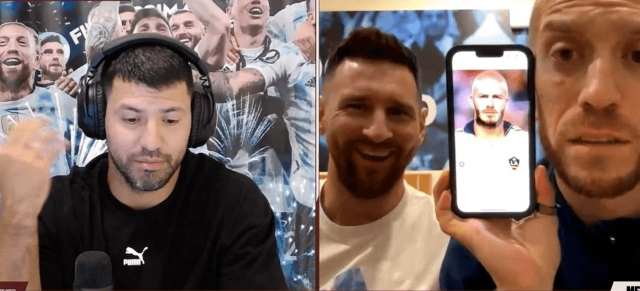 Las burlas de Kun y Messi a 'Papu' Gómez por su corte como Beckham