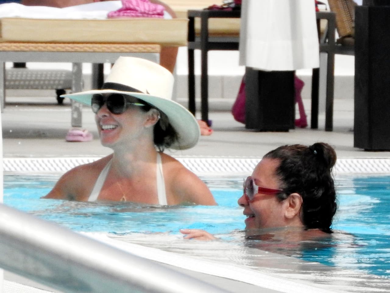 Marbella fue el lugar que recibió con gusto la escultural figura de la actriz.